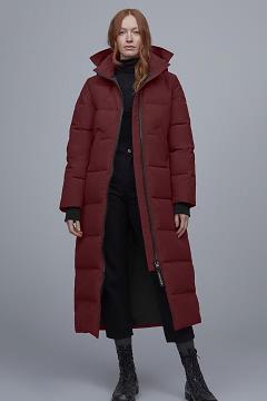 Chamarras Canada Goose Mujer Mexico - Mystique Abrigos Rojos Oscuro XQ0489537